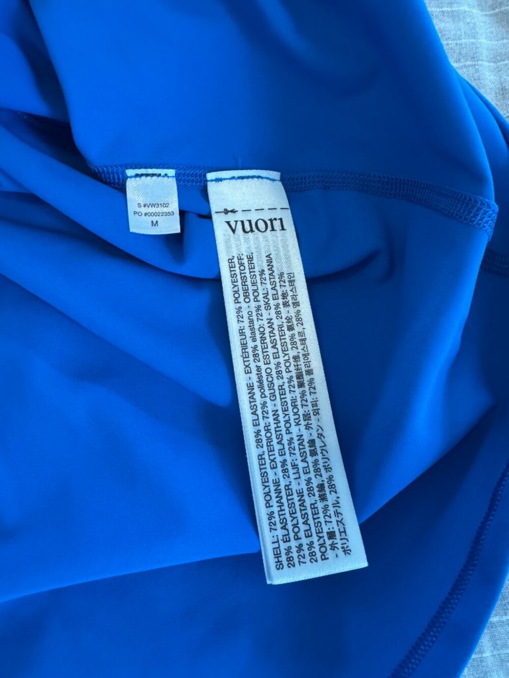 Vuori Daily Skirt Blue - Picture 5 of 11